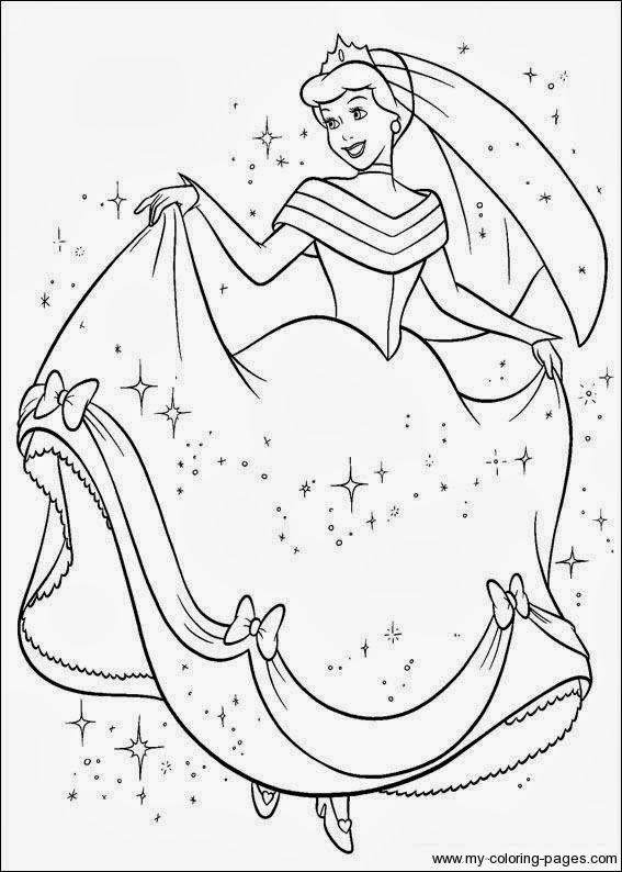 Cinderella Coloring Pages 5