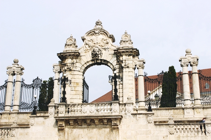 Buda Castle Budapest Royal Palace entrance gate