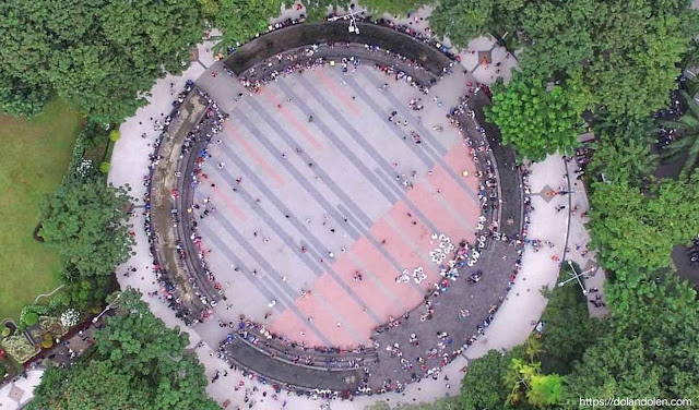 taman bungkul dilihat dari atas taman bungkul dilihat dari atas