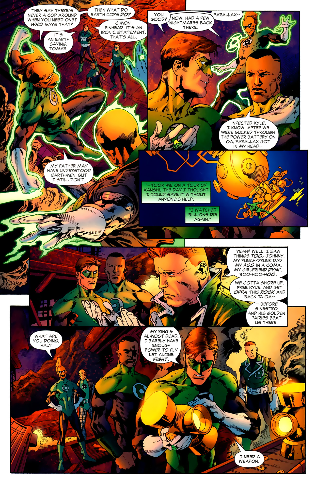 Read online Green Lantern (2005) comic -  Issue #23 - 7