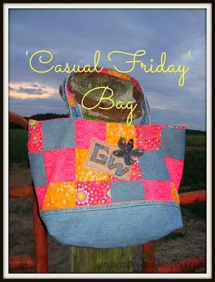 Upcycled Blue Jeans to Incredible Bag