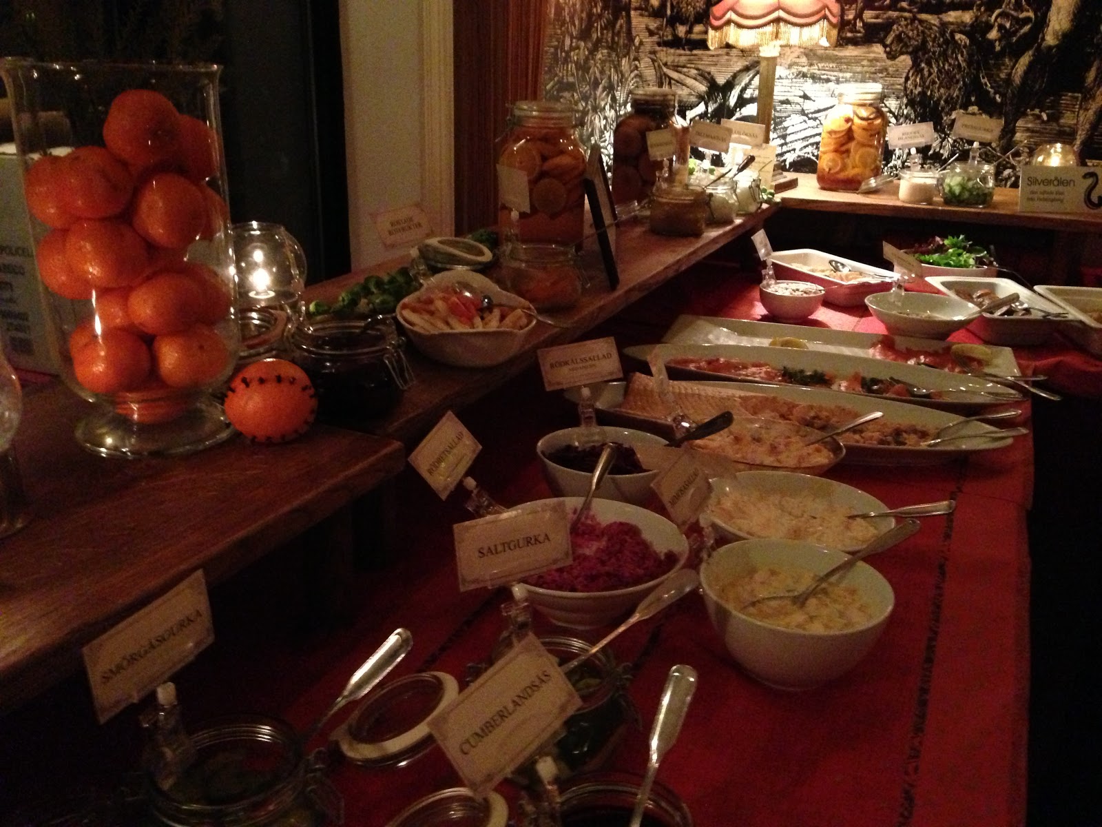 A Home Julbord på Ulla Winbladh