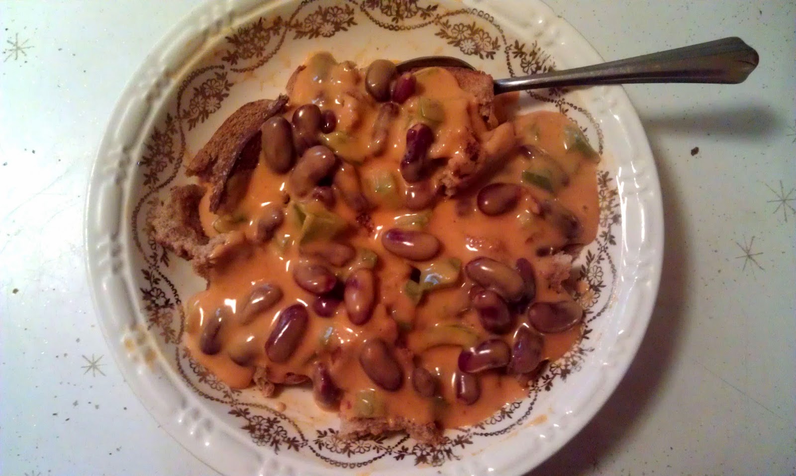 Beth's ≈Mostly≈ Healthy Kitchen Kidney Bean Rabbit (Welsh Rarebit)