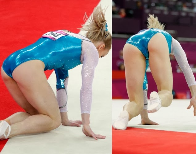 Sandra Raluca Izbasa gymnast Calves.
