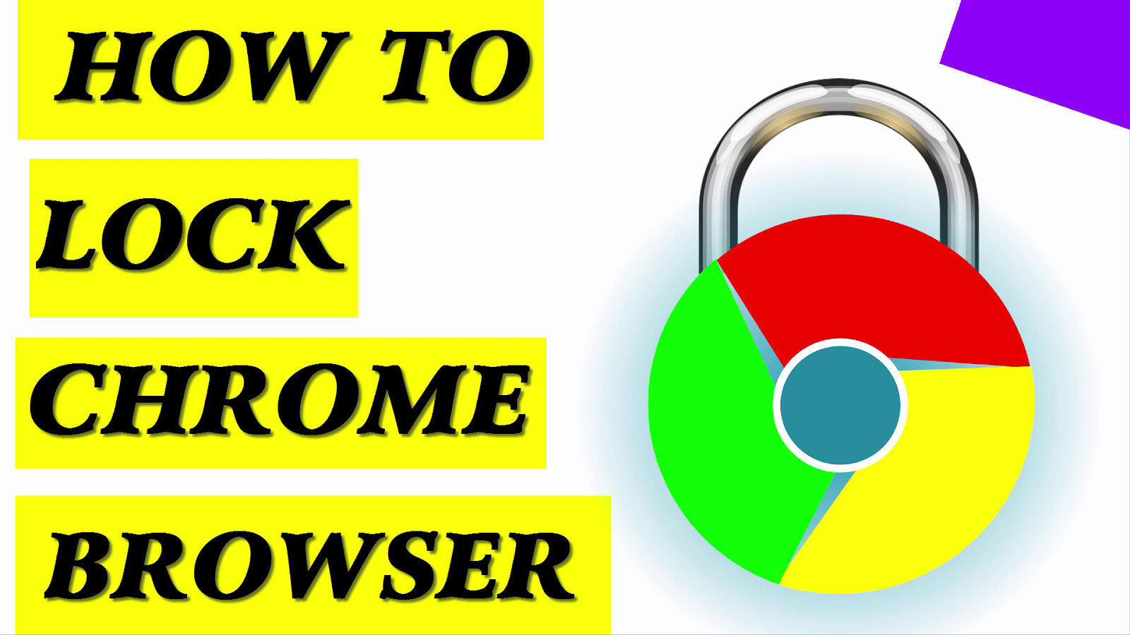 How to Set Lock On Chrome Browser