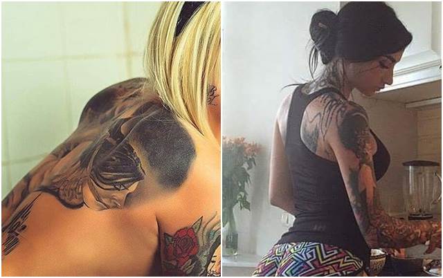53 Foto Gambar Tato Keren Dipunggung #Tattoo 3D Salib, Tribal Dan Henna Ditubuh Wanita ini 53 Foto Gambar Tato Keren Dipunggung #Tattoo 3D Salib, Tribal Dan Henna Ditubuh Wanita ini