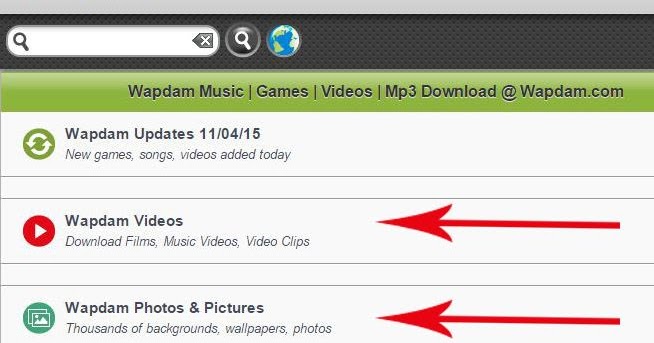 Wapdam Download Free MP3 Music Videos Games Movies Themes Wallpapers