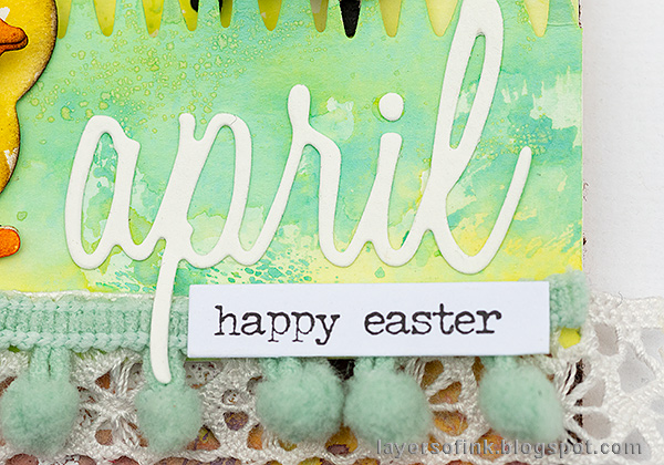Layers of ink - Pastel Easter Tag Tutorial by Anna-Karin Evaldsson.