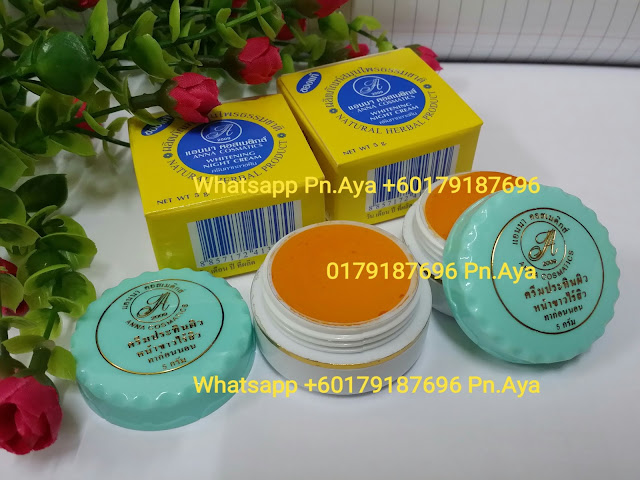 Krim Kunyit Anna.. 1 PCS RM20 S/M..RM25 S/S..FREE POSLAJU 2 PCS RM30 S/M..RM35 S/S..FREE POSLAJU 12 PCS RM130 S/M..RM140 S/S..FREE POSLAJU Sms/whatsapp 0179187696 Pada yg x tahu krim kunyit nih bnyk khasiatnyer...antaranya ialah: - 1. Memgecutkan jerawat 2. Mengurangkan Pigmentasi/Jeragat dengan berkesan 3. Membersihkan kulit muka 4. Awet muda 5. Melicinkan kulit muka 6. Mencerahkkan kulit muka Krim kunyit nih ternyata berkesan dengan cepat untuk membasmi apa jua jenis jerawat dan kesan parut akibat jerawat, selain itu mampu memadamkan kesan jeragat dalam masa yang singkat, sesuai untuk semua jenis kulit. Krim kunyit ini juga berfungsi sebagai pemutih wajah serta melembutkan kulit muka, pilihan utama penduduk Thailand dalam masaalah muka berjerawat dan berjeragat, amat sesuai digunakan kpd mereka yg mengalami masalah jerawat (semua jenis jerawat). #krimkunyit #krimkunyitanna #setanna2009 #produkkecantikkan #sayajual #mohayabeauty