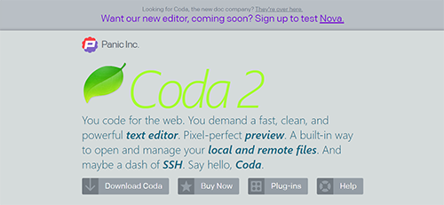 text editor coda