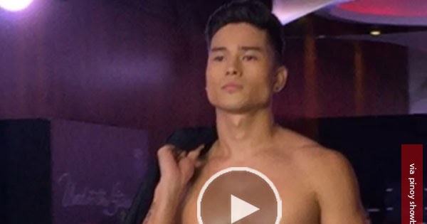 Pinoy Scoop: Watch: Marco Gumabao strips half naked for Bench's 30th a...
