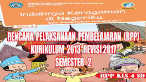 RPP TEMATIK Kelas 4 SD Tema 7 SEMESTER 2 Kurikulum 2013 REVISI 2017