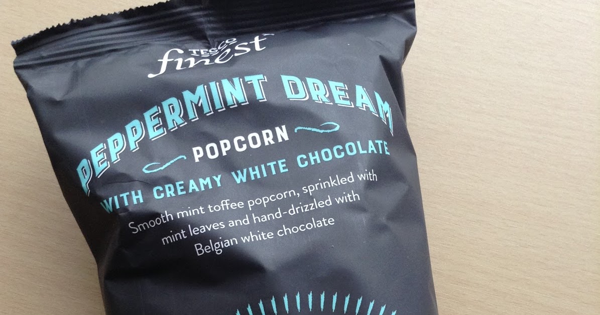 Tesco Finest Peppermint Dream Popcorn with White Chocolate