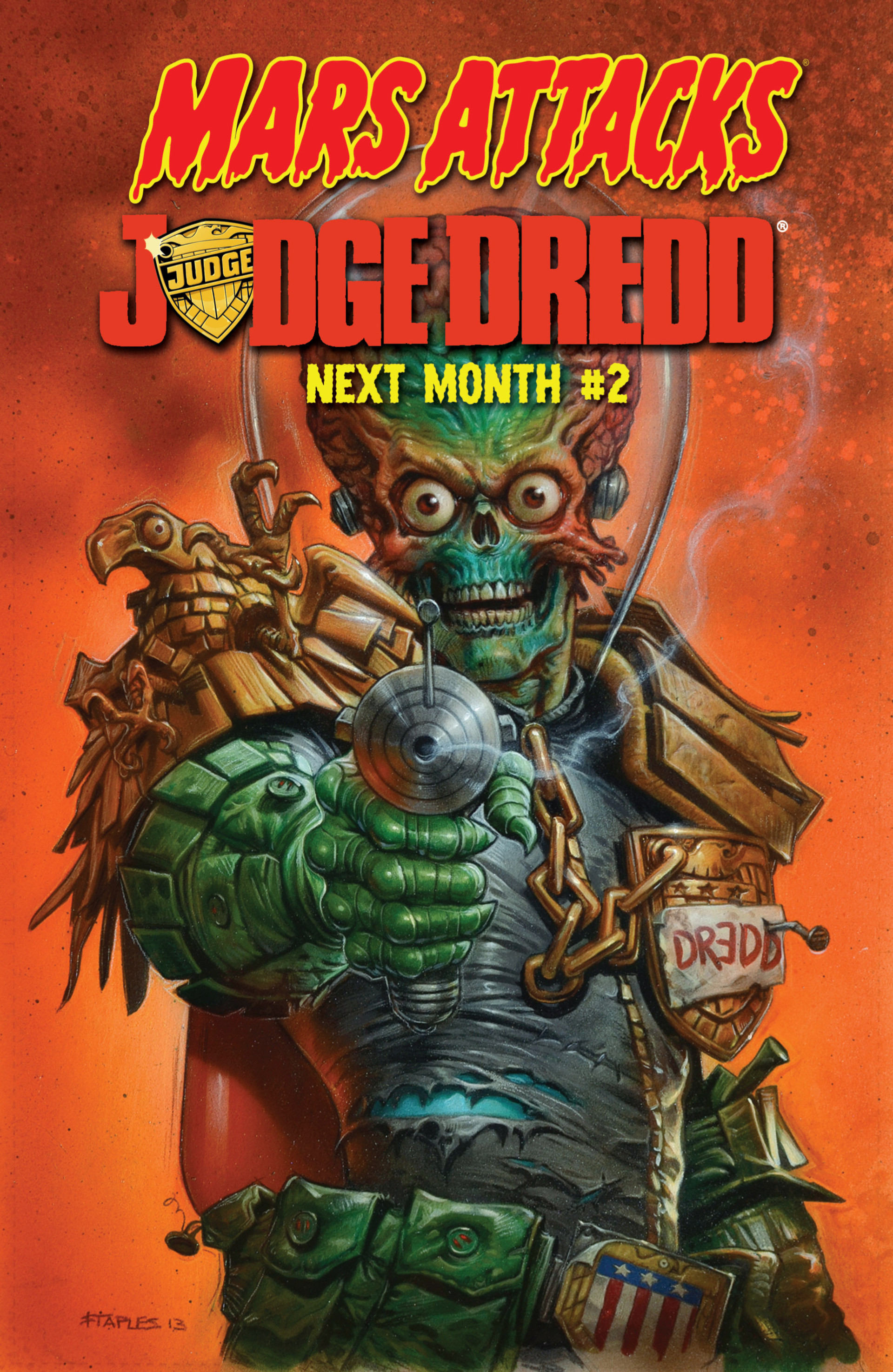 Read online Mars Attacks Judge Dredd comic -  Issue #1 - 26