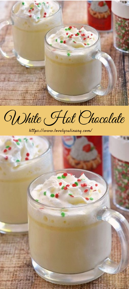 White Hot Chocolate #smoothie #drinkrecipe 