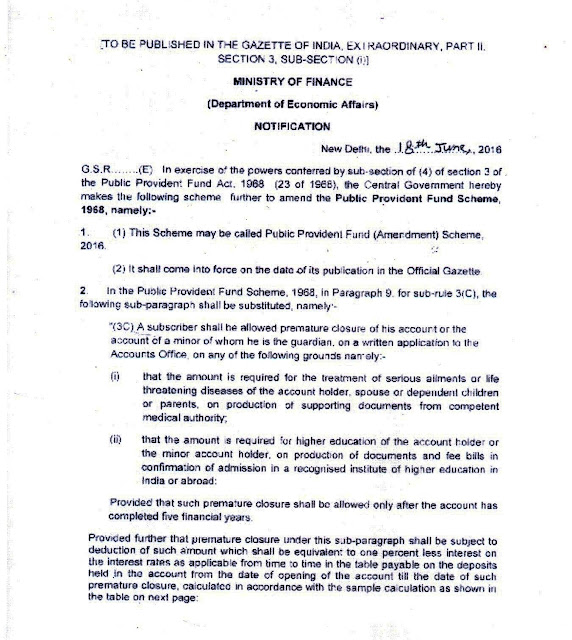 ppf-amendment-scheme-2016-premature-closure-of-ppf-account