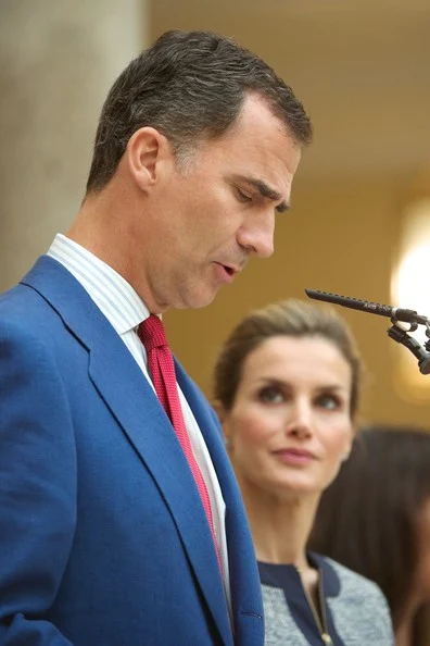 King Felipe and Queen Letizia attended a meeting t Palacio de El Pardo