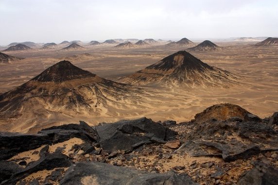  Black desert in Egypt