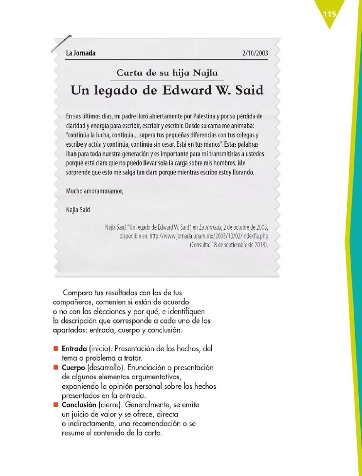 Escribir cartas de opinión para su publicación Bloque III Lección 9 ApoyoPrimaria Escribir cartas de opinión para su publicación Bloque III Lección 9 ApoyoPrimaria