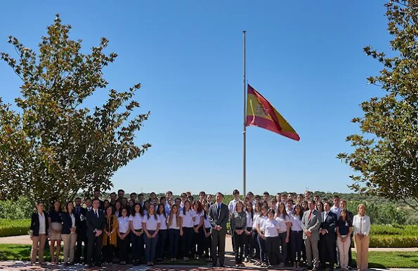 King Felipe and Queen Letizia attended an audience and  a minute's silence in memory of the victims in the French city of Nice, 