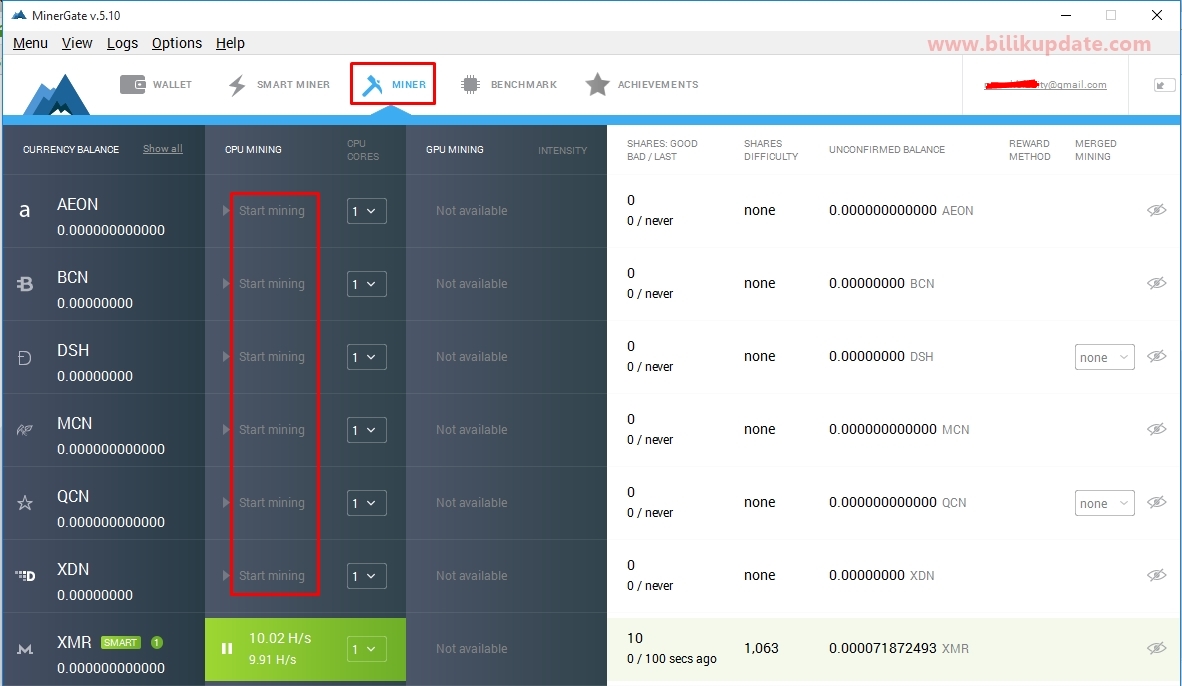 Cara Mining Bitcoin Dan Altcoin Di Minergate Secara Gratis