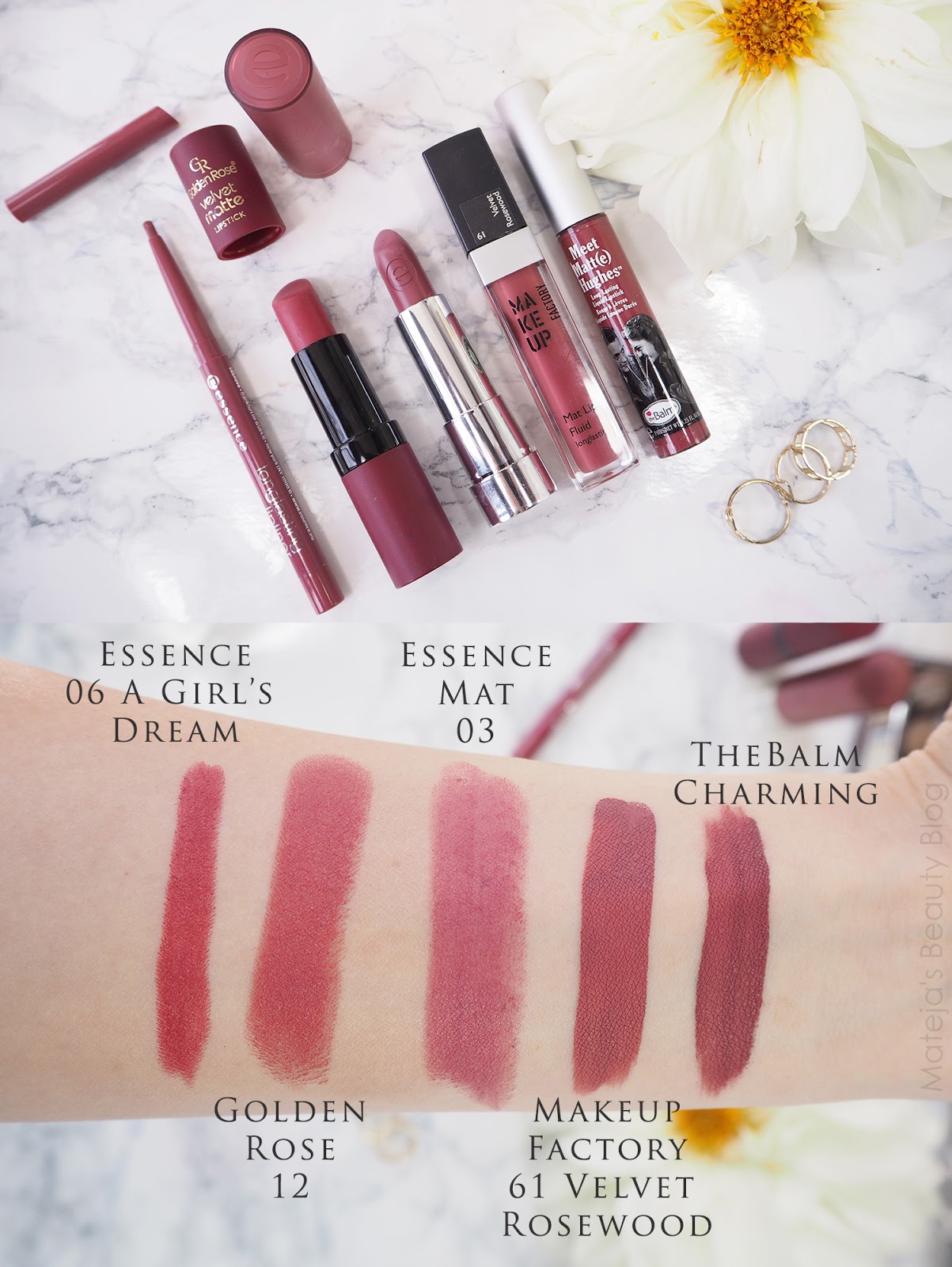 Essence Mat Mat Mat! Lipstick 03 Wow Effect Mateja's Beauty Blog