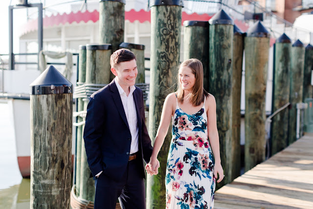 Fall Downtown Annapolis Engagement Session photographed by Heather Ran Photography