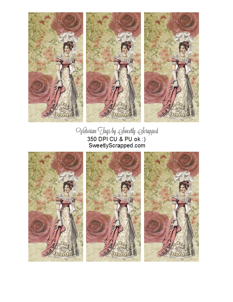 Sweetly Scrapped Free Printable Victorian Tags Sweetly Scrapped Free Printable Victorian Tags