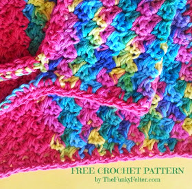 a totally free and fun crochet pattern by the funky felter