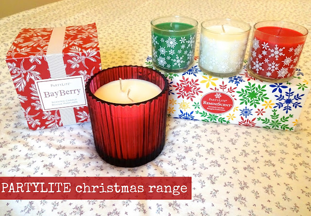 PartyLite Christmas candle range