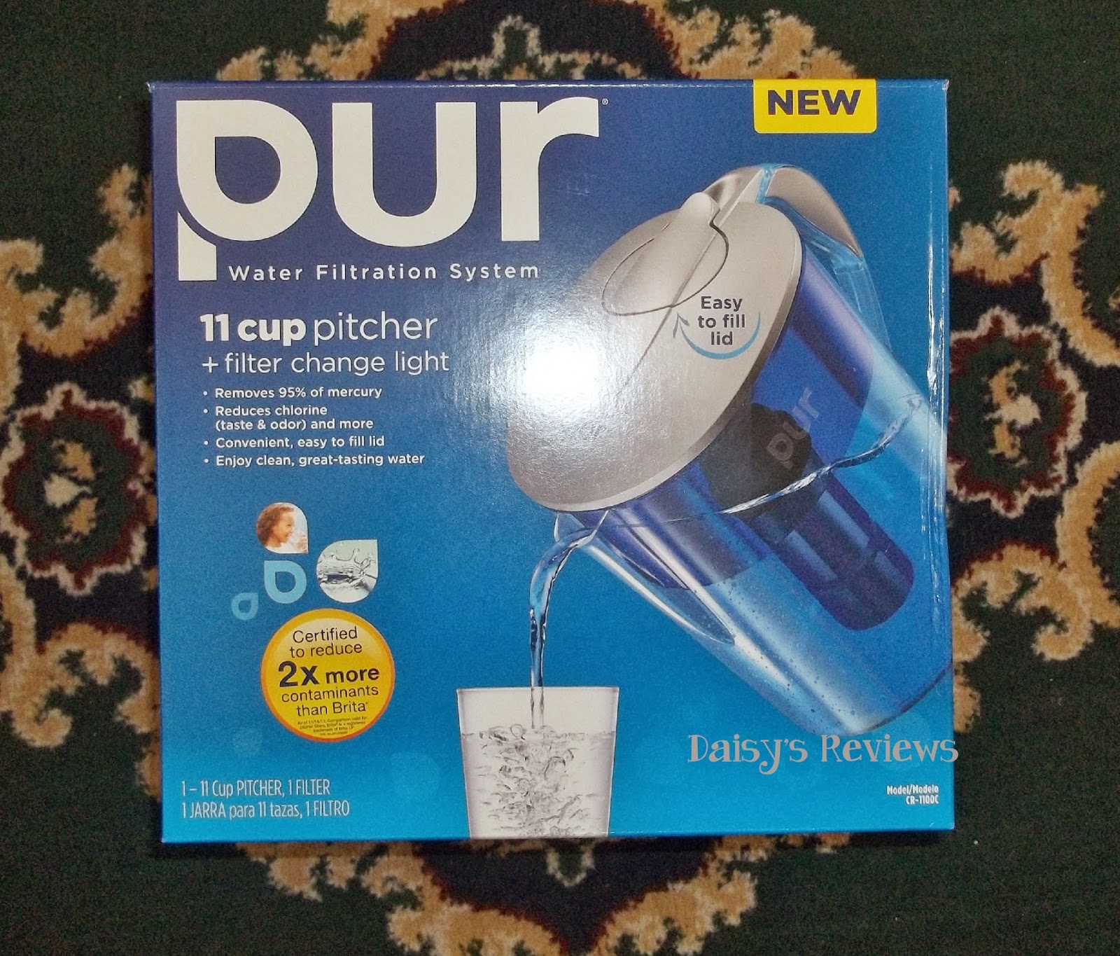 To Daisy's Reviews PUR 11 Cup Water Filter Pitcher with