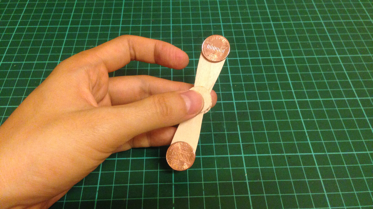 Yoshiny's Design Fidget Spinner with popsicle sticks without using