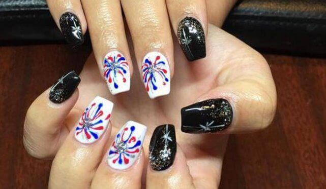 Hair Styling: Rebel Flag Nail Art For Short Nails 2017 awesome ,rebel flag nail art ,short nails - Hair Styling: Rebel Flag Nail Art For Short Nails 2017