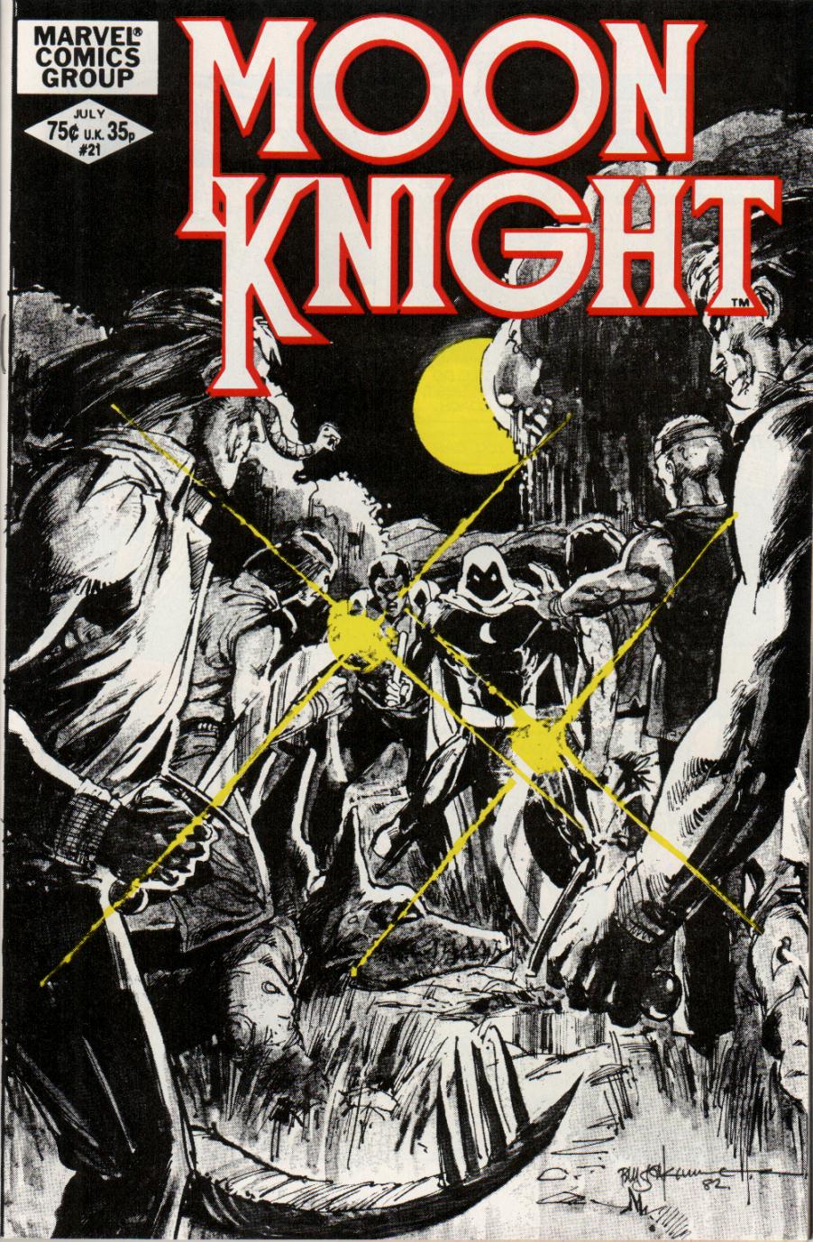 Read online Moon Knight (1980) comic -  Issue #21 - 1