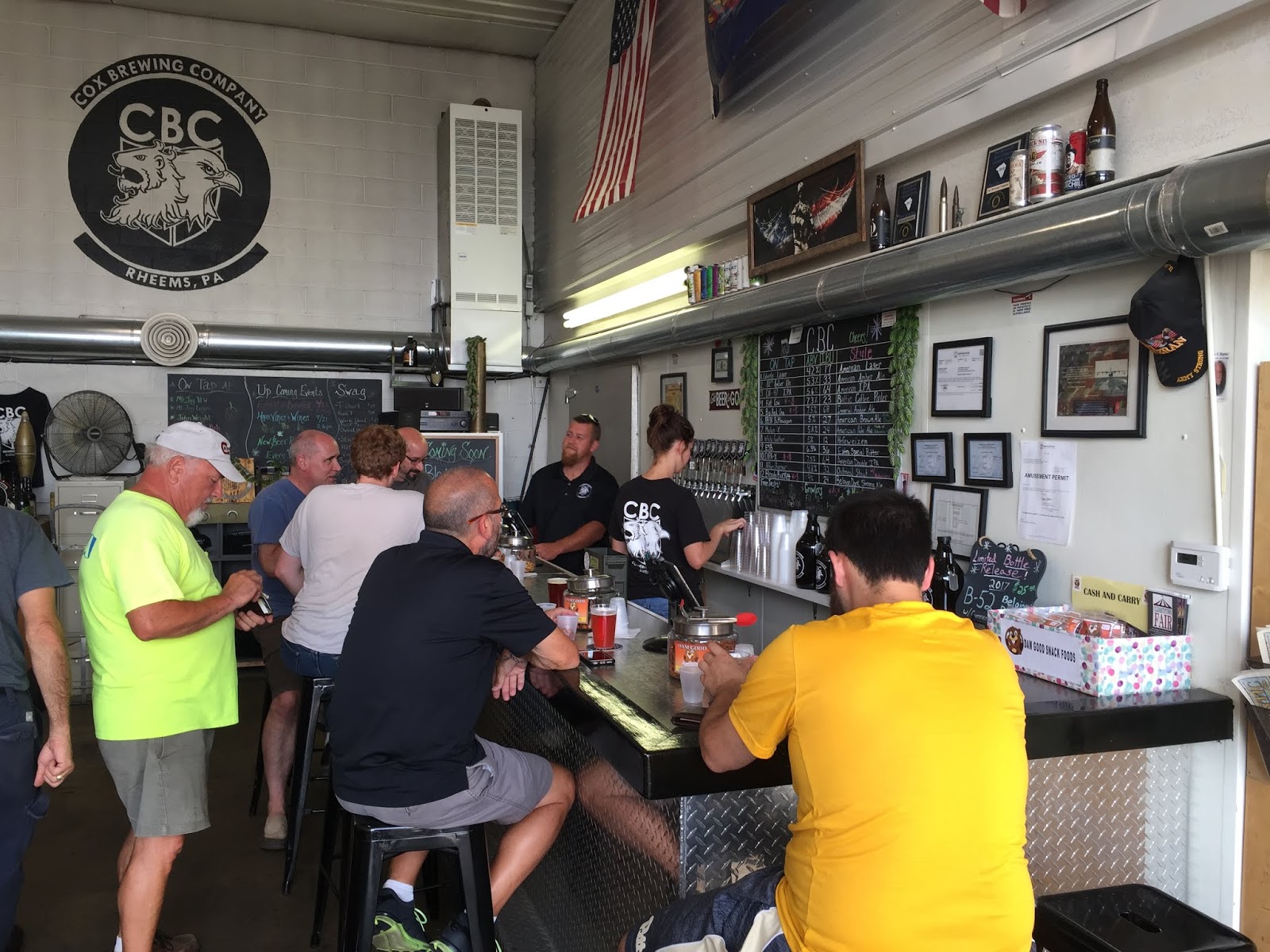 Retired Guys Beer Afternoon Cox Brewing Company, Elizabethtown Bar 149