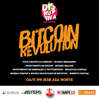 Bitcoin Revolution no IESB Asa Norte dia 6/11