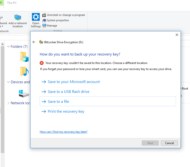 Save to a file Save to a file