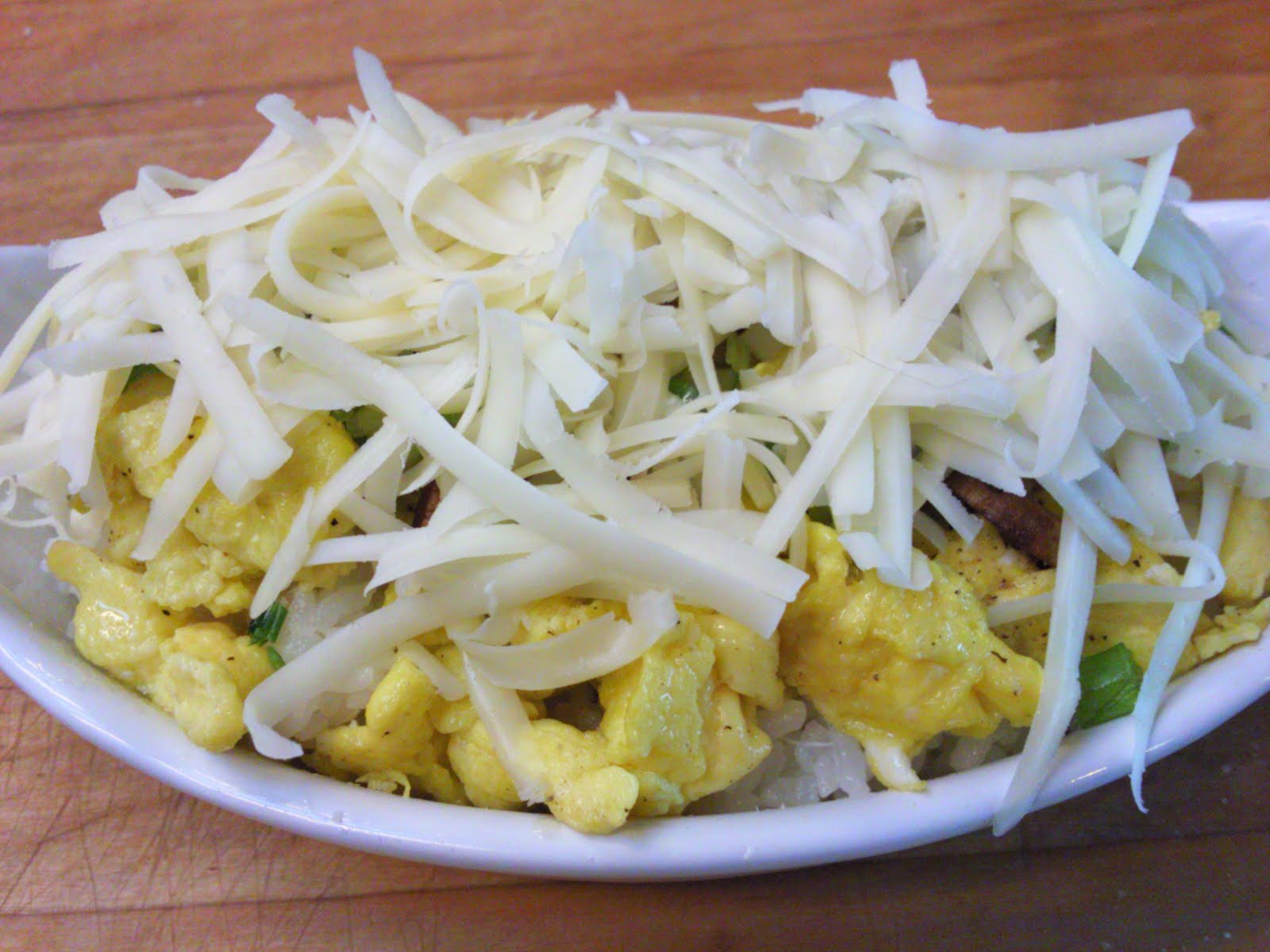 CJ's Kitchen Scrambled Egg & Rice Casserole For 2 Please!