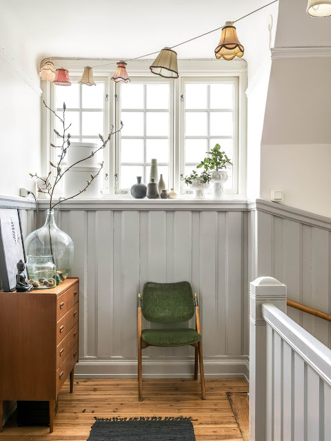 A charming Swedish home in an  former old railway station