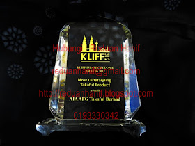  AIA Public Takaful Most Outstanding Takaful Product KLIFF 2015