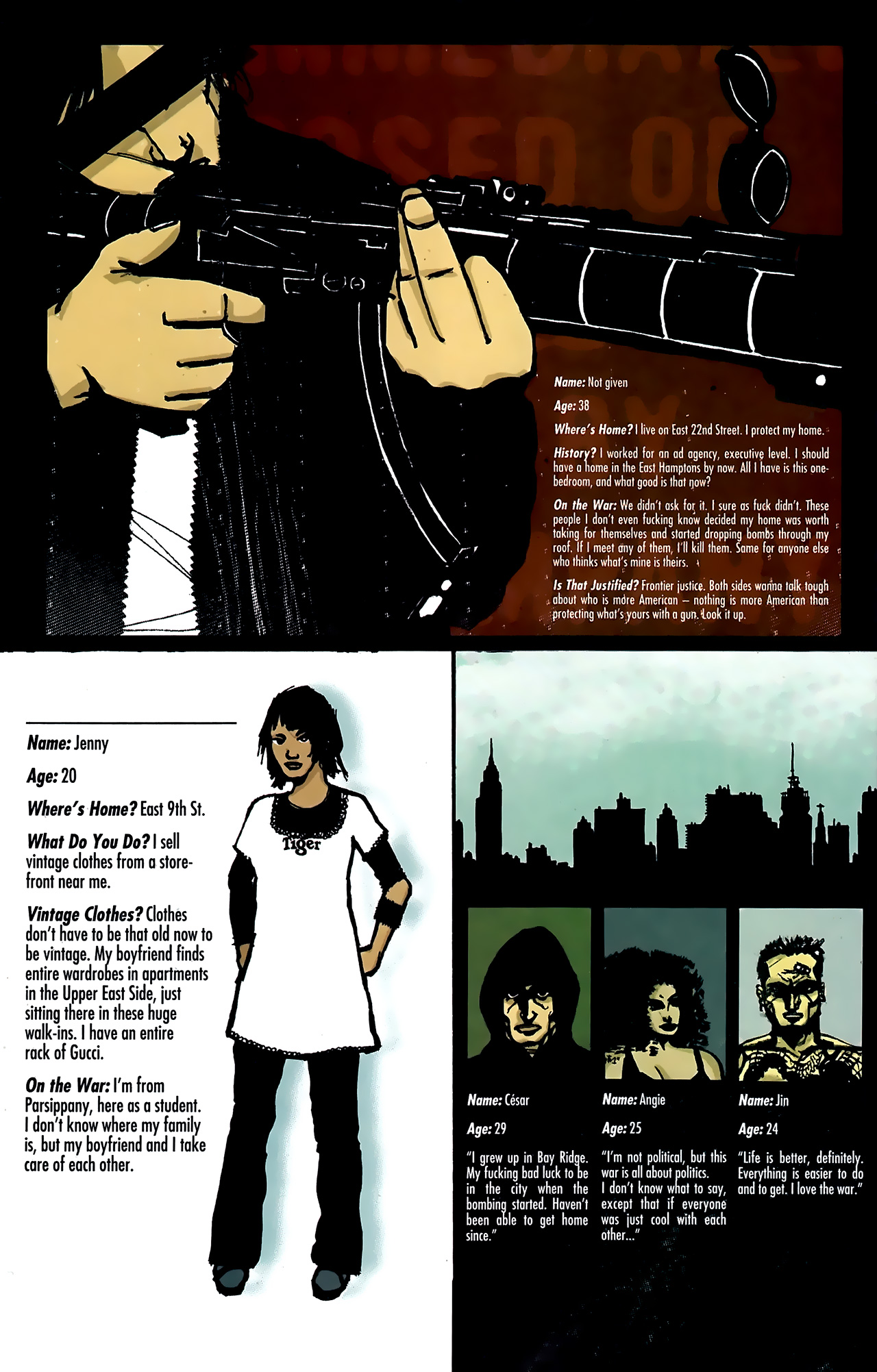 Read online DMZ (2006) comic -  Issue #12 - 13