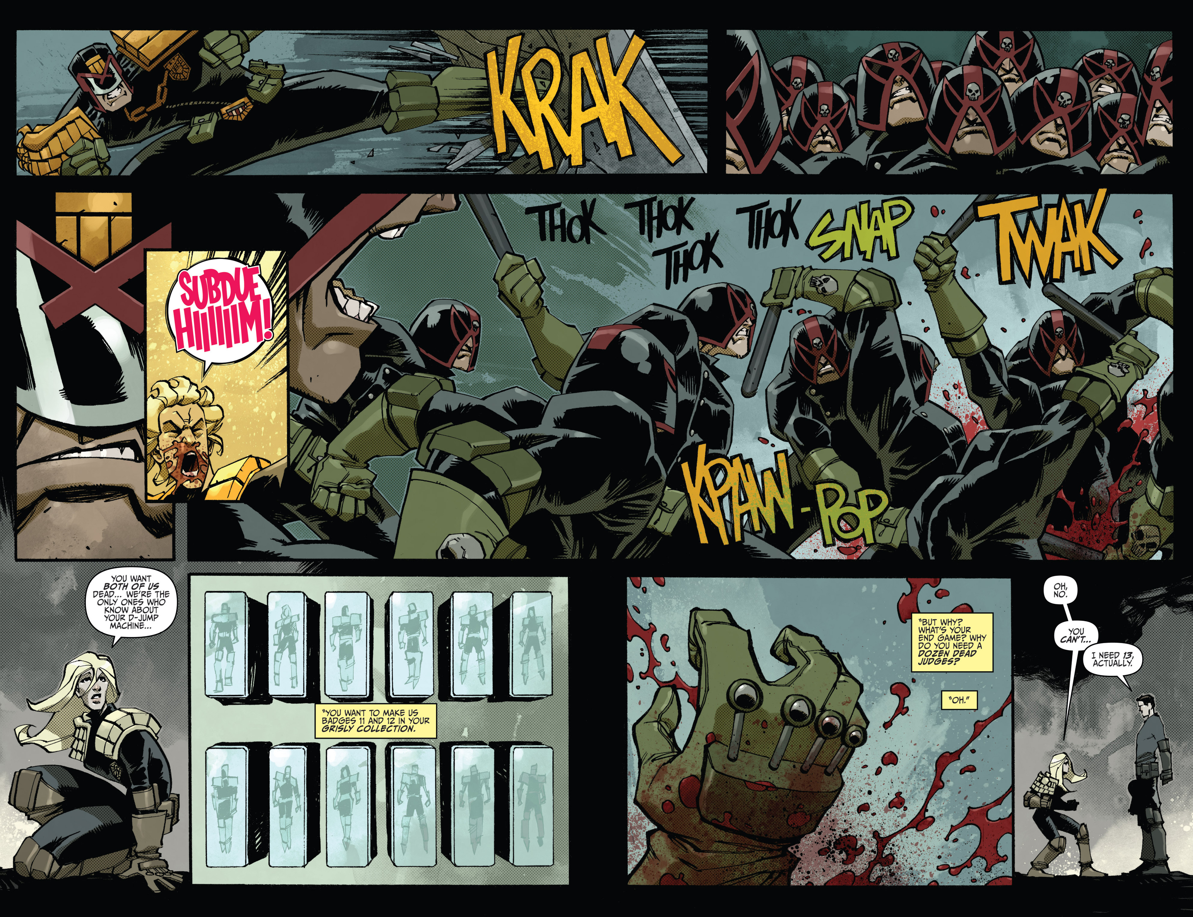 Read online Judge Dredd (2012) comic -  Issue #15 - 14