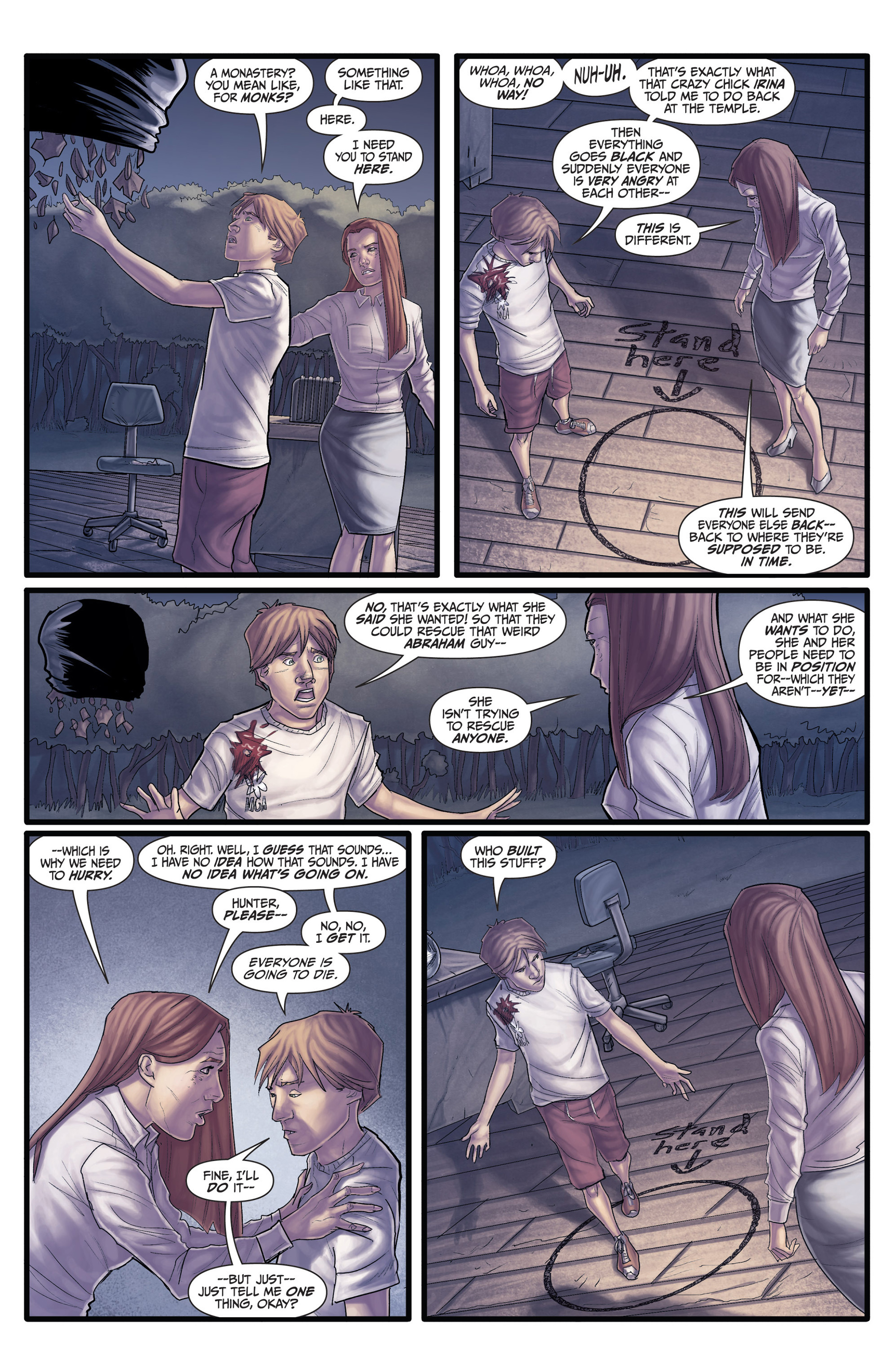 Read online Morning Glories comic -  Issue #25 - 35