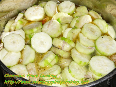 Patola Misua Soup with Shredded Chicken - Cooking Procedure Patola Misua Soup with Shredded Chicken - Cooking Procedure