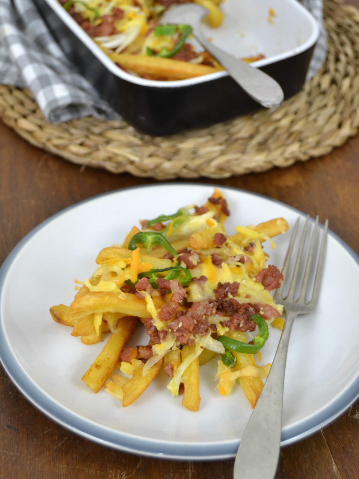 Patatas fritas con carne y queso estilo TexMex Cuuking! Recetas de cocina Patatas fritas con carne y queso estilo TexMex Cuuking! Recetas de cocina