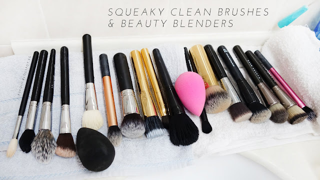 How I Wash My Makeup Brushes & Beauty Blender