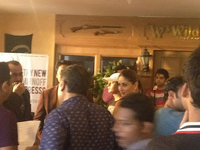 Kareena spotted with CID team to promote movie 'Heroine'