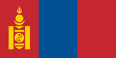 Bendera Negara Mongolia di Kawasan Asia Timur