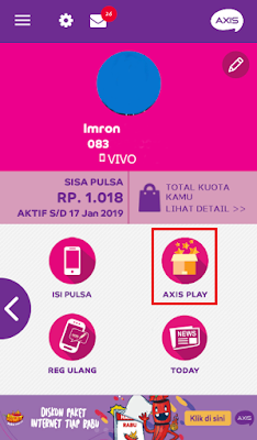 Kuota Internet 2 GB Gratis Dengan Aplikasi AXISnet Update