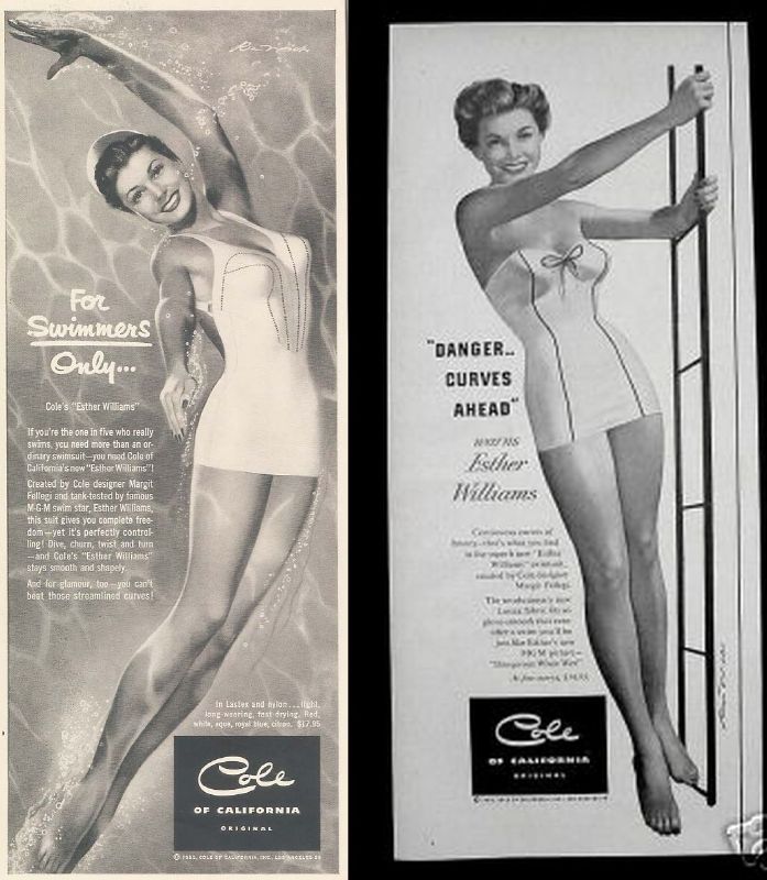 vintage ads for swimwear